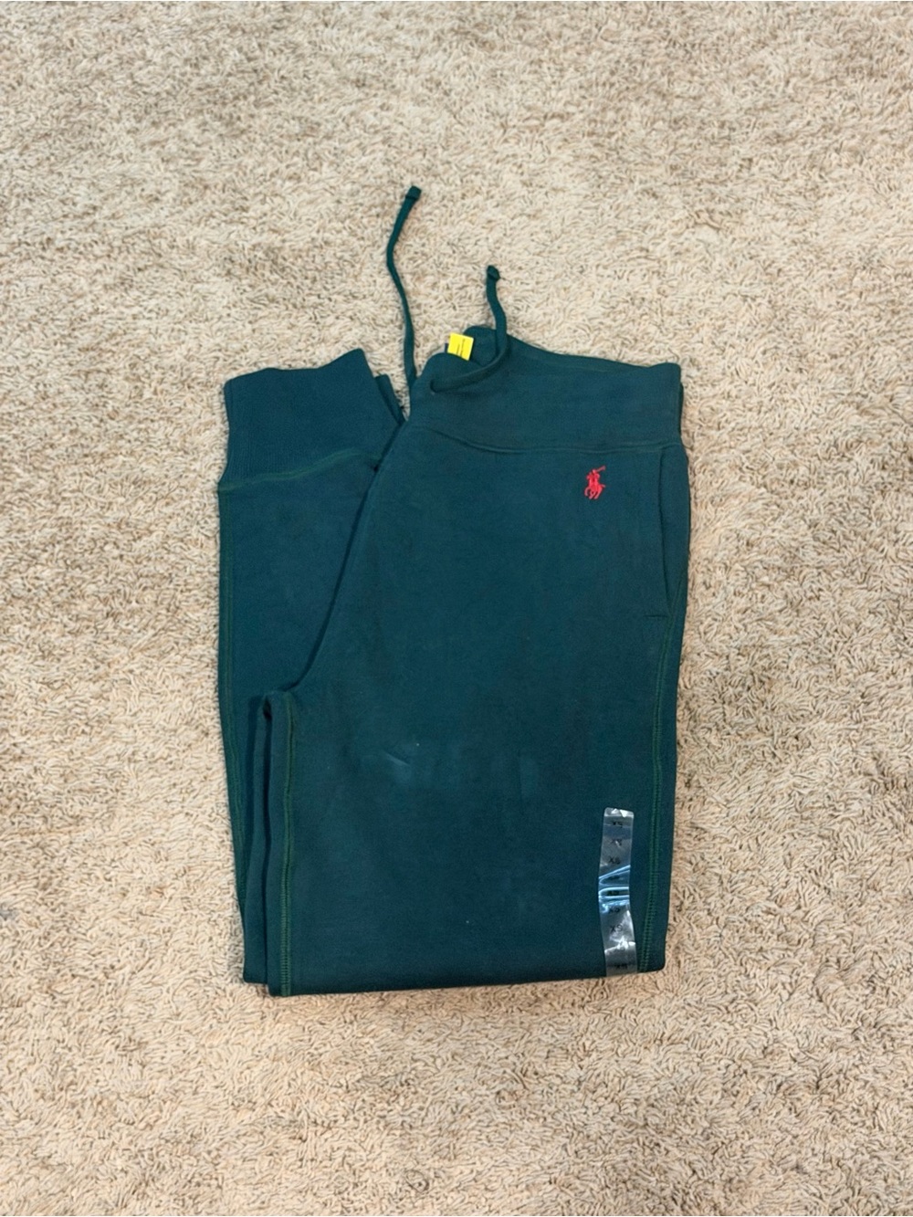 Polo Ralph Lauren Women’s SZ XS Classic Fleece Drawstring Pants Green NWOT